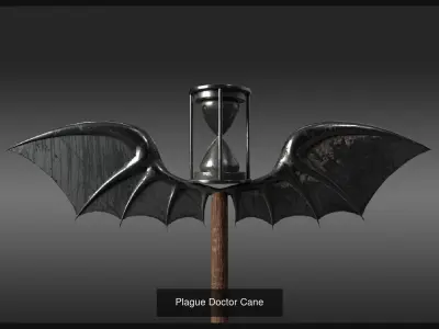 Victorian Plague Doctor 3D Model Pack