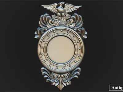 Antique Mirror 3D model get