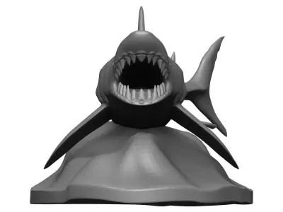 Shark 3D model 14