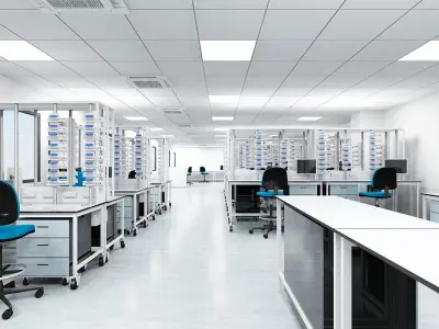 Medical Laboratory 3D model