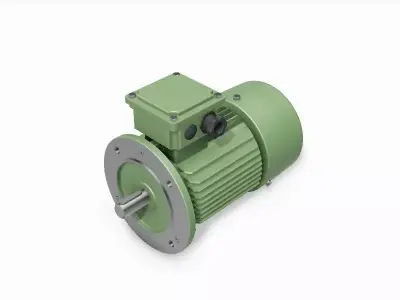 90S B5 IEC electric motor - 3D CAD model 3D model