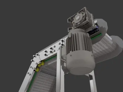 Food Conveyor 3D model