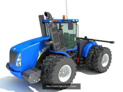 New Holland Farm Equipment Collection 3D Model Pack