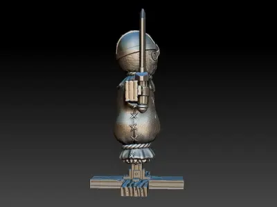 FIGHTING TRAINING DUMMY 3D print model