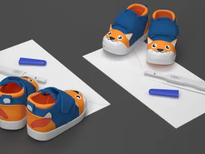 Announcement of a Future Child 3D model