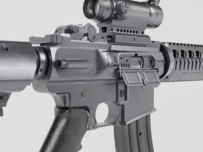 Assault Rifle M4 3D model