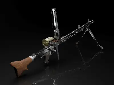 MG 34 3D model purchase