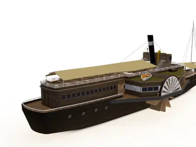 Ship historical Free 3D model