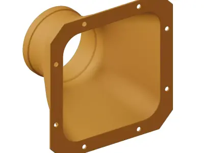 Plastic Industrial Air Duct Toy 3D model