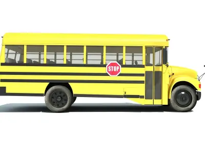 School Bus 3D model buy