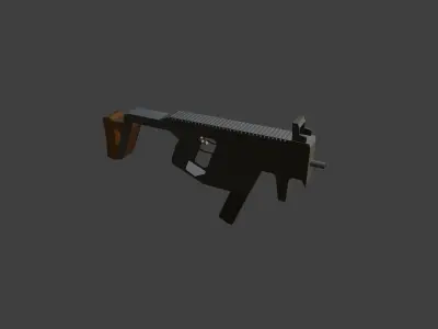 Kriss Vector With Individual Part Low-poly 3D model