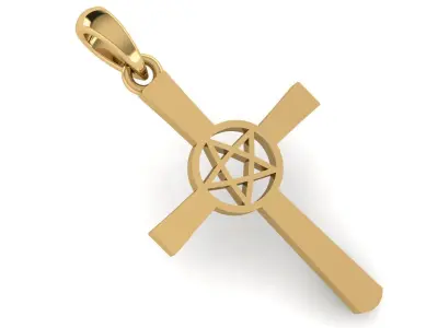 CROSS PENDANT CR198 3D print model