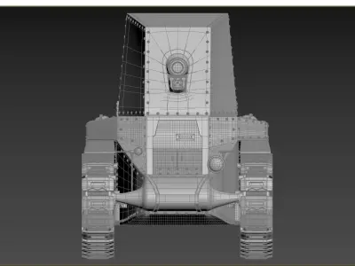 Tank CU-18 3D model