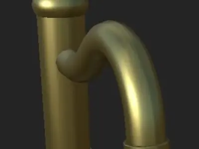 Hamnskar Water-mixer Low-poly 3D model