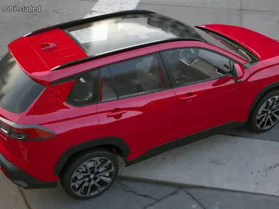  Toyota Corolla Cross 2023 Red Color 