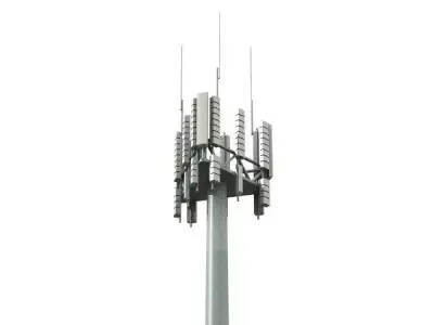 Cell Phone Tower 3D model get