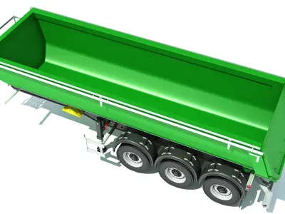 Farm Trailer 3D model by 3D-Horse from CGTrader