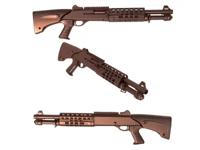 BENELLI M4 -  shotgun 3d  3D print model