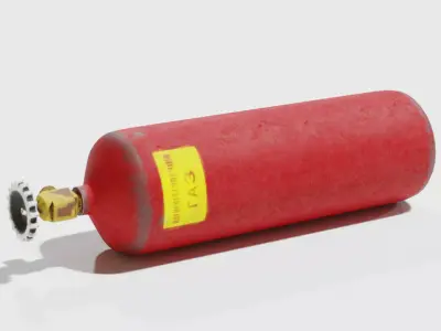 Balloon fire extinguisher 3D model