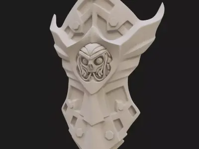 Fantasy shield 3D model purchase
