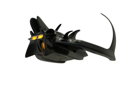 Spaceship Black sunrise 3D model