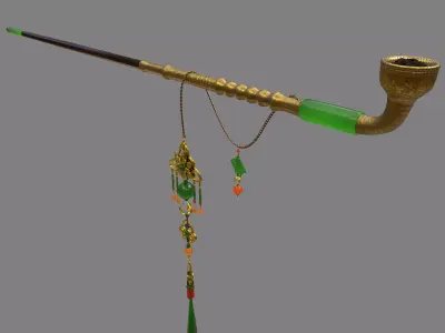 Tobacco pipe 3D model purchase