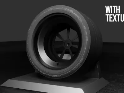 Racing Wheel 3D model