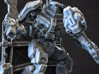 Dark Knight Static 160mm and 50mm 3D print model