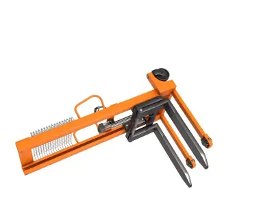  Manual Forklift Hand Pallet Loader 3D model