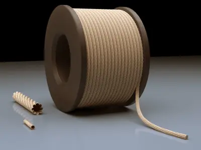 rope subdivision model 3D model