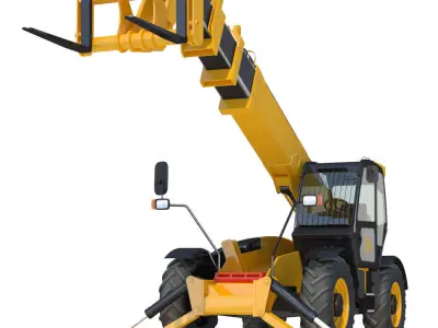 Telehandler JCB 540 3D model