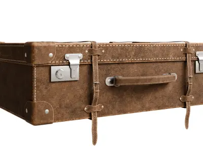 Vintage Suitcase 3D model