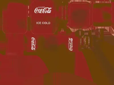 vintage wending coca cola machine 3D model