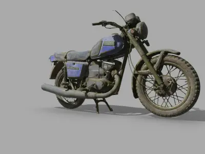 DirtyMorocycle motorcycle 3D model
