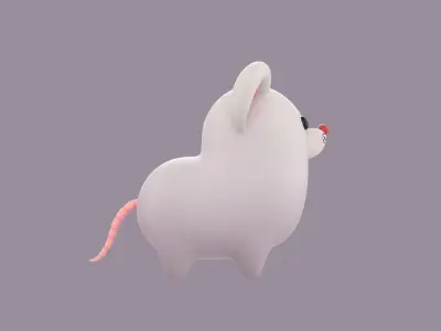 Rat Character 3D model