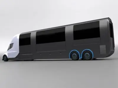 Tesla electric RV truck   3D model