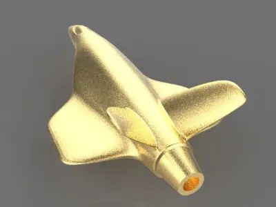 Space Jet Free 3D print model