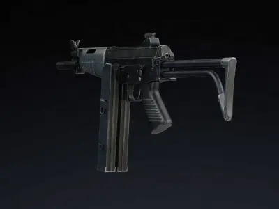FAMAE SAF Low Poly Low-poly 3D model
