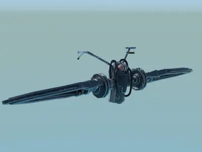 Jetpack v4 Low-poly 3D model