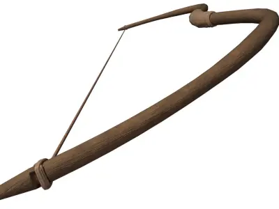 Bow of arrow 1 Low-poly 3D model