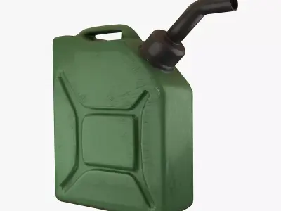 Jerry Can Low-poly 3D model order