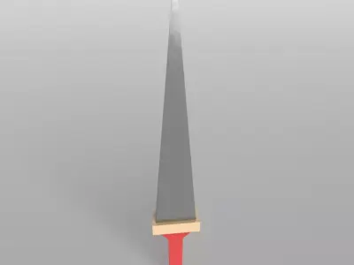 Lowpoly Sword 001 Free low-poly 3D model