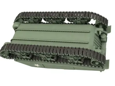M4 Sherman Tank 3D model buy