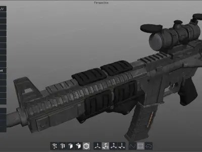 M86 Assult  Rifle 3D model