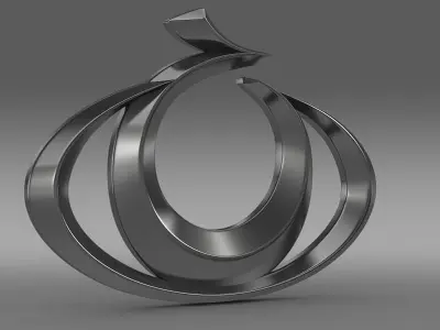 gleagle logo 3D model by Sergey
