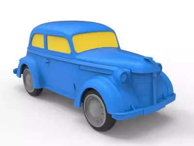 Opel Olympia 1938 Classic Car 3D print model