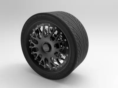 BBS rim 3D model