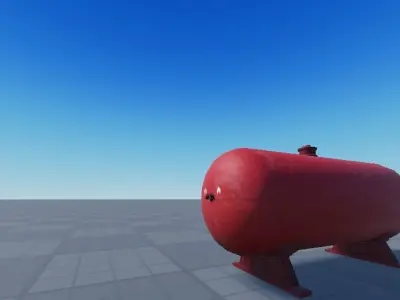 Gas Tank 3D model get