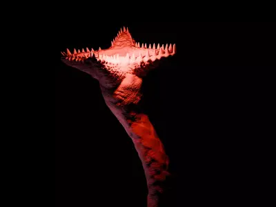 Death Worm Sand Leech 3D model