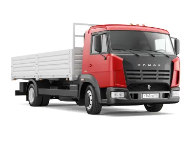 Truck KAMAZ 4308 3D model